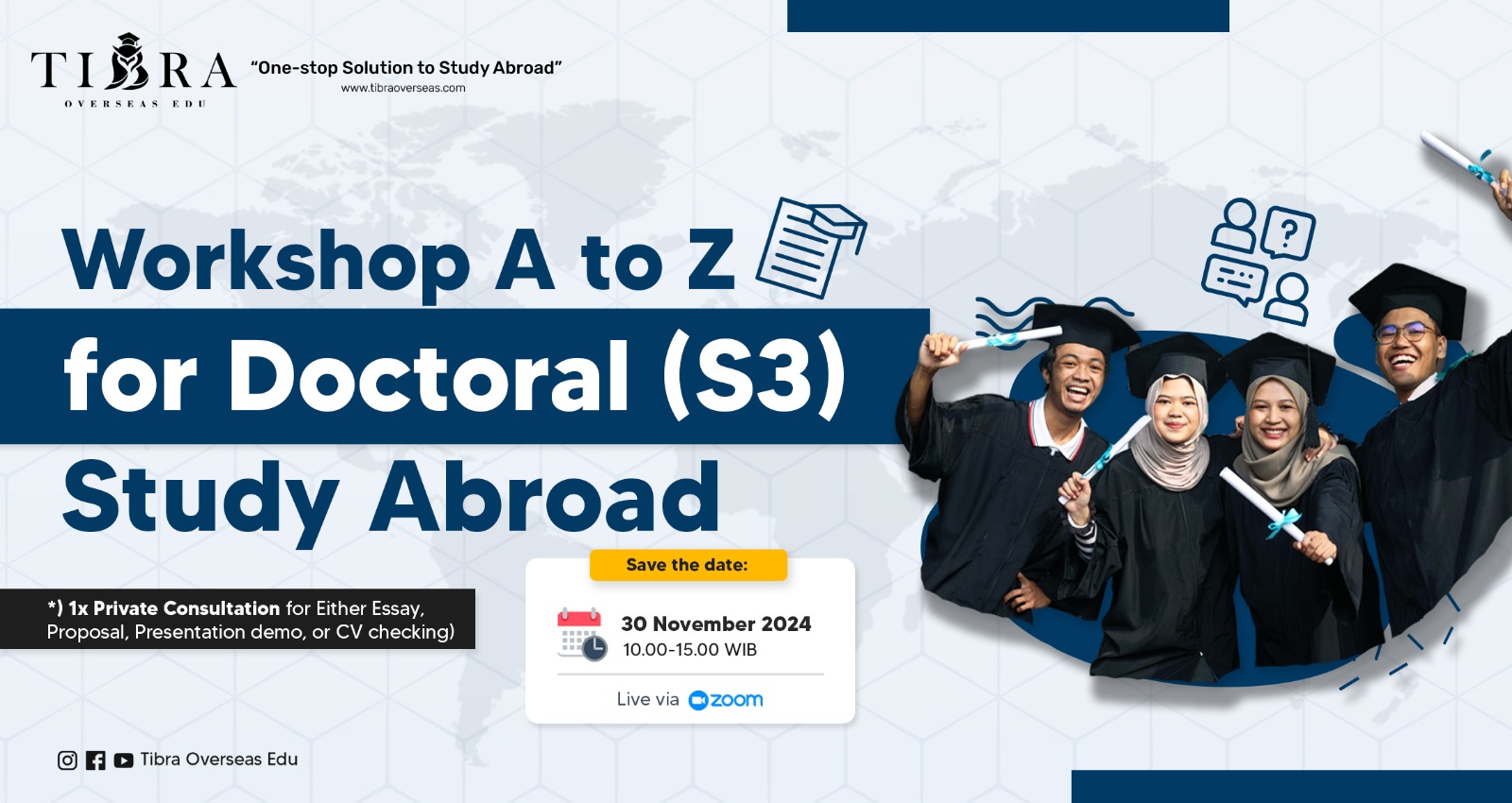 Workshop A to Z For Doctoral Study Overseas