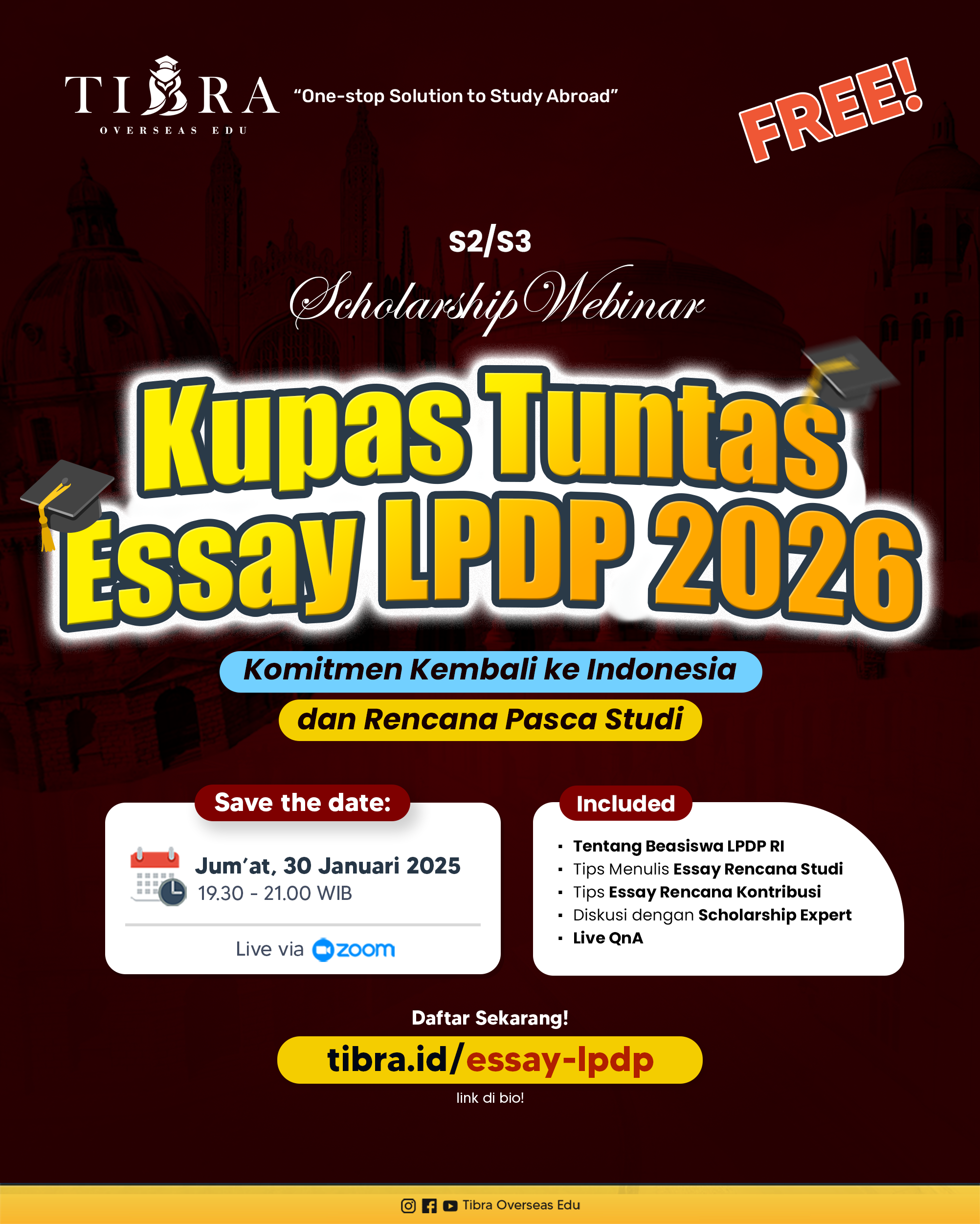 OLD ---  KUPAS TUNTAS ESSAY LPDP 2026: Komitmen Kembali ke Indonesia & Rencana Pasca Studi